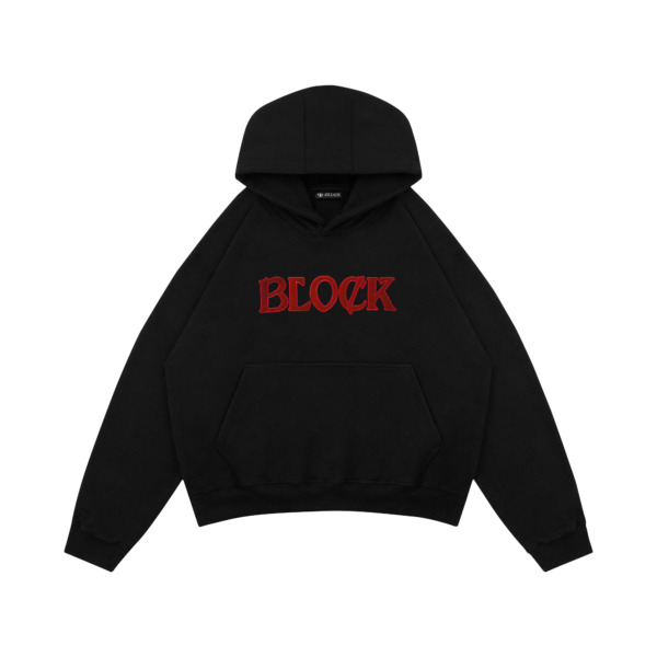 BLOCK - "BLOOD WING" HOODIE BOXY
